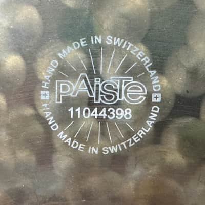 Paiste 16" RUDE Crash/Ride Cymbal 2011 image 10