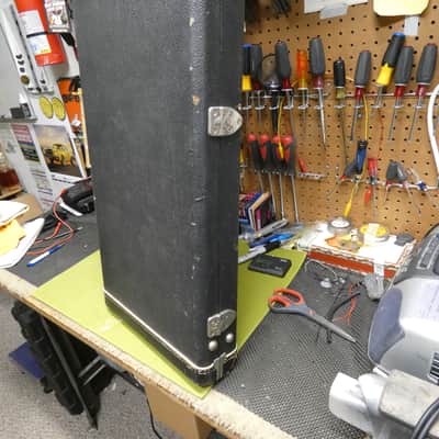 Rickenbacker 4001 Case Early 1970s - Blue Lined - Black Tolex - CASE ONLY image 16