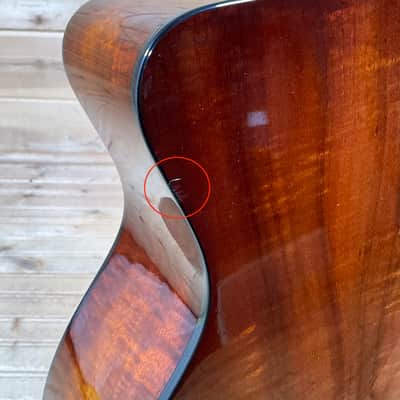Taylor 224ce-K DLX Acoustic Guitar USED - Shaded Edgeburst image 9