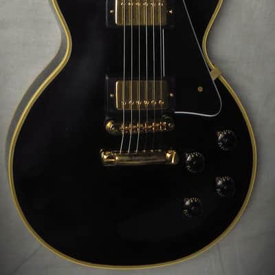 Gibson Ltd Ed Les Paul Custom 2025 - Murphy Lab Antique Ebony Ultra Light Aged image 2
