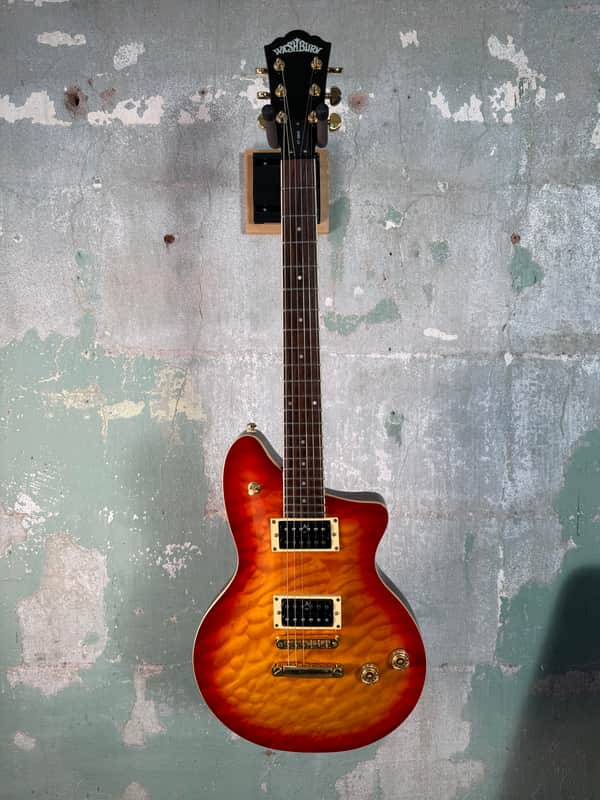 Washburn CT-2QCS Electric Guitar w/OHSC - Flamed Cherry Burst #1883 image 1