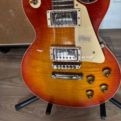 Gibson Custom Shop 60th Anniversary '59 Les Paul Standard Reissue with Indian Rosewood Fretboard 2019 - Sunrise Teaburst VOS *upgraded pickups image 8