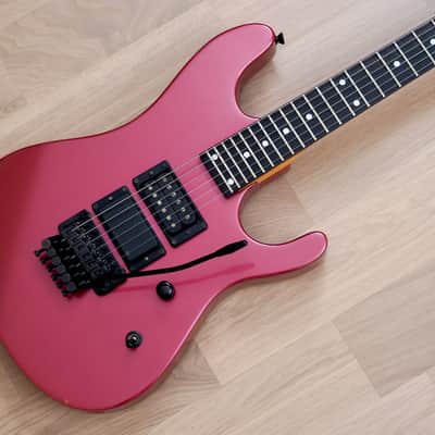 1980s Kramer Nightswan Vintage Electric Guitar Metallic Pink, Vivian Campbell, ESP image 1