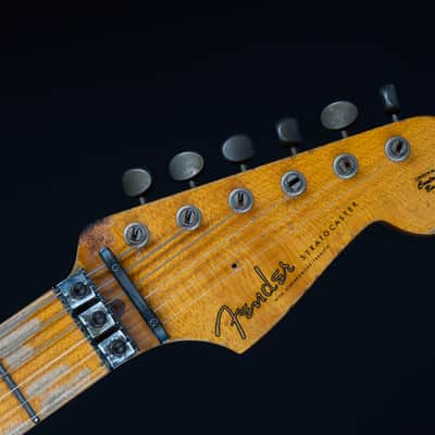 Fender Jason Smith Masterbuilt 1956 Stratocaster Ultimate Retro Floyd 2012 - Black image 4