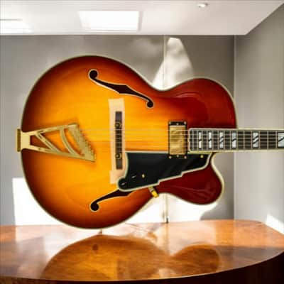 D'Angelico Excel Exl 1 Archtop Single Cutaway Hollow Body, Dark Iced Tea Burst * w/Case DAEEXL1DITBGT image 13