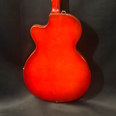 Hofner Colorama II Model 444 - All Original - Black Bar Pickups - Clean Player - Lightweight - Chipboard Case - 1959 image 7