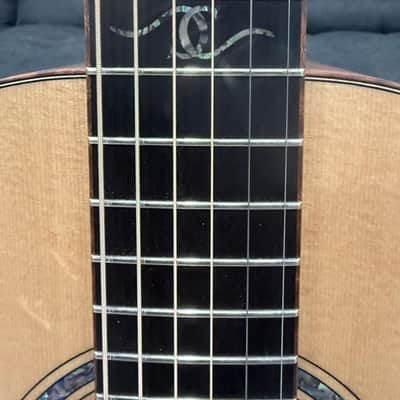 Dowina Cocobola Bona Vida Acoustic Guitar Old Stock Sitka/Cocobolo Parlor Sized with Custom Italian Hardshell Case image 22