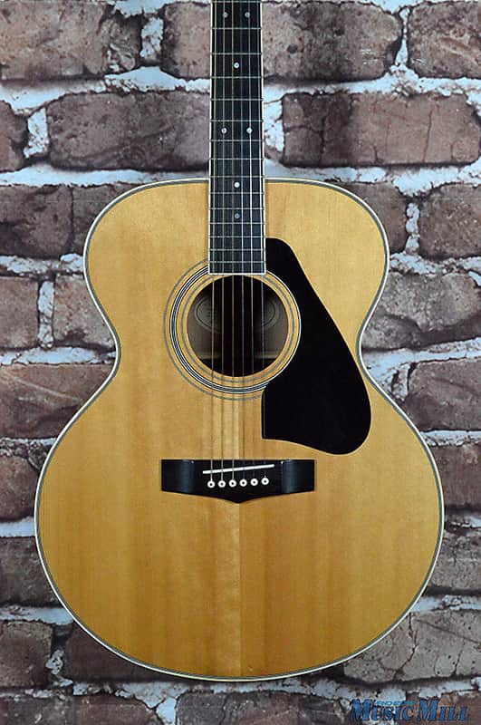 Vintage Yamaha CJ-818 Country Jumbo Acoustic Guitar Natural | Reverb