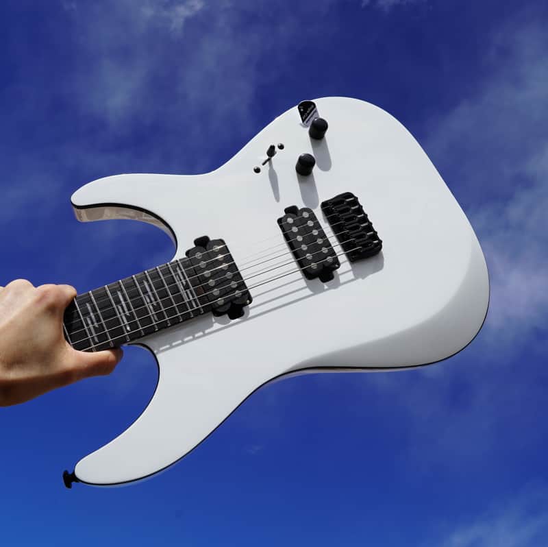 Schecter DIAMOND SERIES Reaper-6 Custom - Gloss White 6-String Electric Guitar image 1