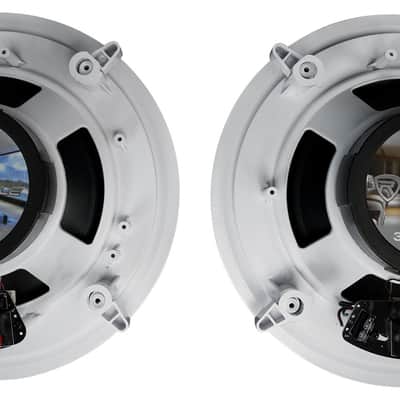(6) Rockville HC85-16 White 8" 700 Watt In-Ceiling Home Theater Speakers 16 Ohm image 5