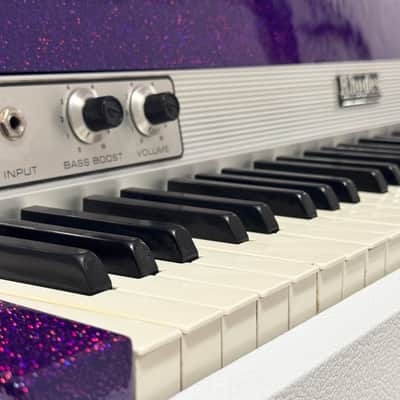 Rhodes Mark I Stage 73-Key Electric Piano, Refurbished in custom purple sparkle image 14