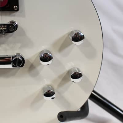 HardLuck Kings Bossman LP Style Electric Guitar in White image 13
