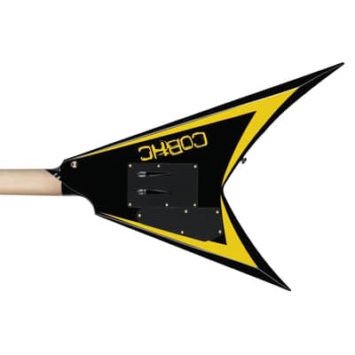 ESP LTD Alexi Laiho Signature 20th Anniversary Arrowhead Guitar w/ EMG Pickup & Hardshell Case - Black with Yellow Bevels image 7