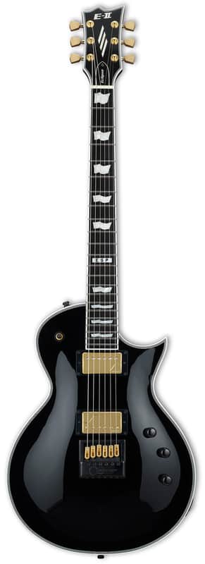ESP E-II ECLIPSE FULL THICKNESS EVERTUNE Black w/Case (B Stock) image 1