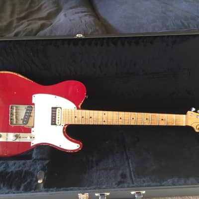 GJ2 Hellhound Sugar Pine Heavy Relic 2015 Trans Vintage Red custom shop telecaster image 3