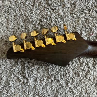 Oldmusic Golden C’mores Electric Guitar Electric Guitar Boutique Unique exclusive Metal machine Custom shop Wenge neck image 19