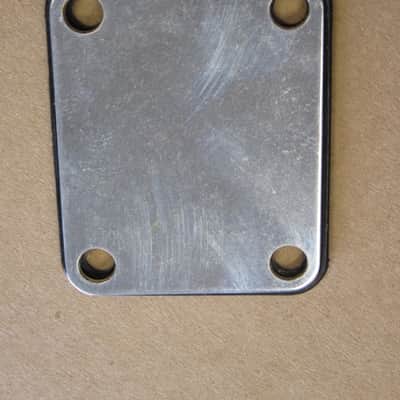 1975 Fender 4-bolt Neck plate w/Rubber Frame image 1