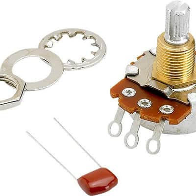 Fender 099-0834-000 500K Audio Taper Knurled Split Shaft Volume / Tone Potentiometer image 1