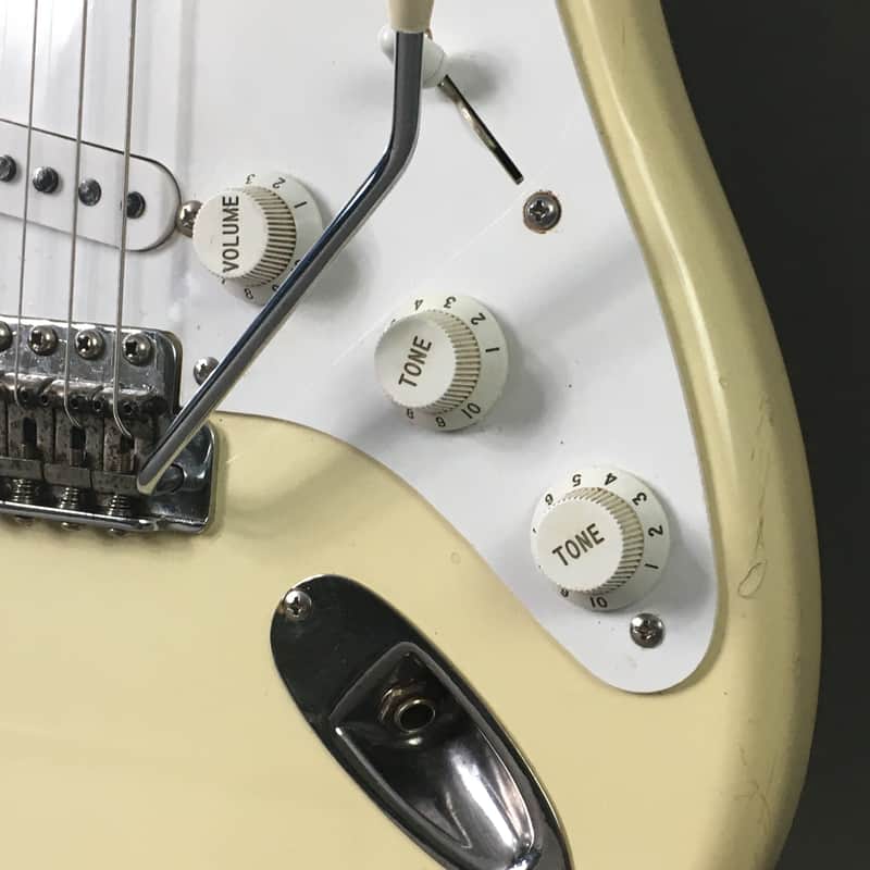 Vintage Fender Japan Strat MIJ 62RI Olympic White Reverse Nitro