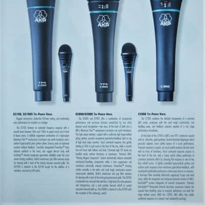 Vintage 1990's AKG D3700S Hyper Cardioid Dynamic Microphone Low Z w accessories D1000E D190E D3700 # 4 image 2