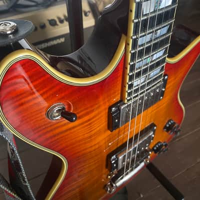 Schecter Tempest Classic (Rare) 2005 Burst Flame Top Maple image 9