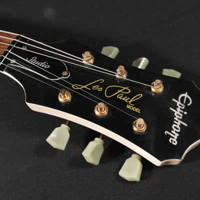 Epiphone Les Paul Studio Modified Bigsby Alpine White image 2