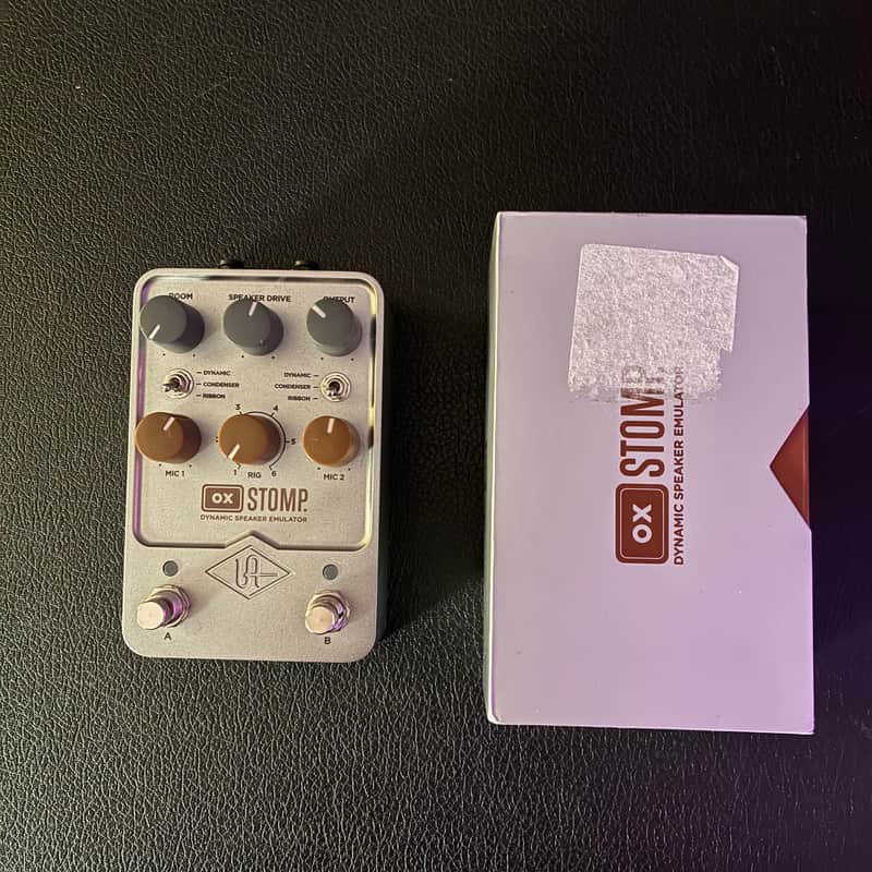 Universal Audio OX Stomp Dynamic Speaker Emulator 2023 - Present - Silver image 1