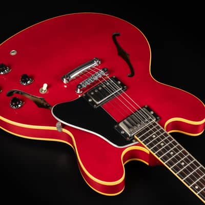 1990 Gibson ES-335 Dot Reissue - Cherry | Vintage USA Post Norlin Era Semi-Hollow Bill Lawrence Humbucker | OHSC image 8