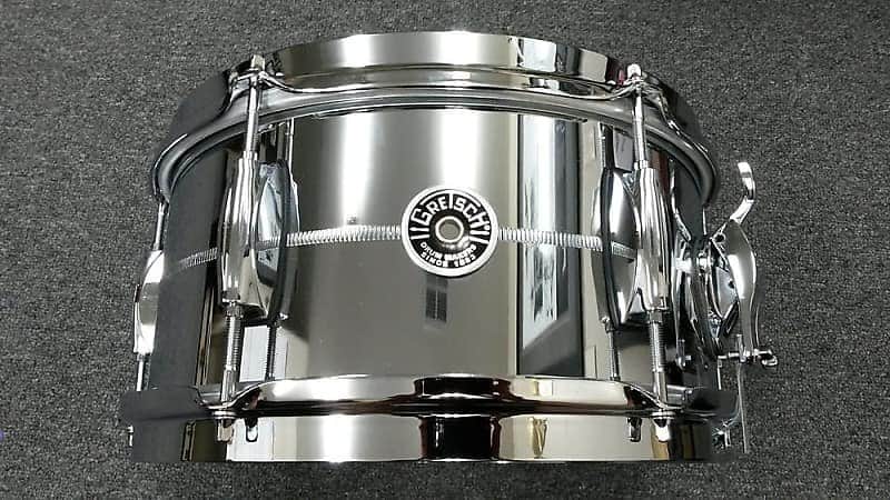 Gretsch GB4162S Brooklyn Series 6x12 Chrome over Steel Snare Drum image 1