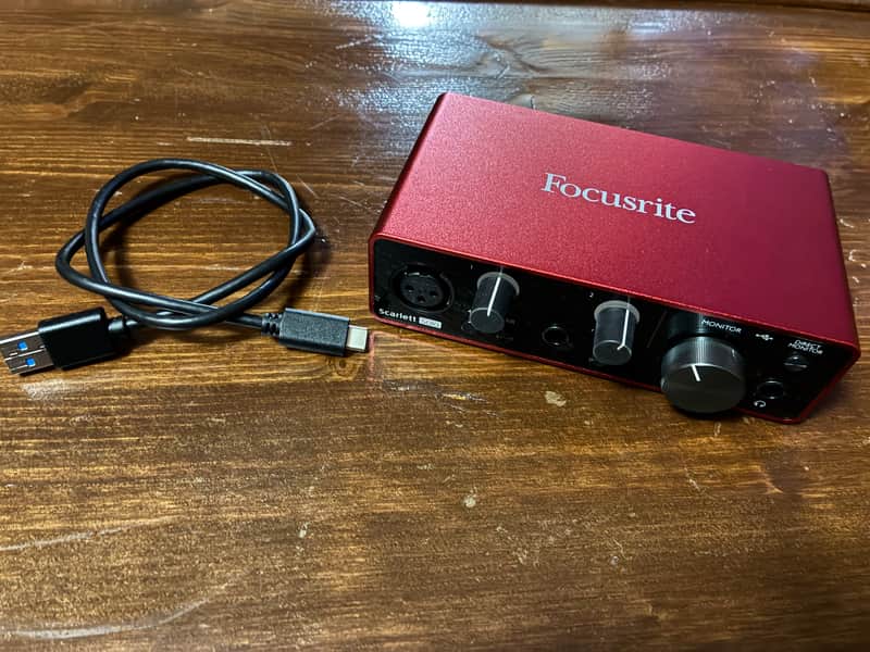 Focusrite Scarlett Solo 3rd Gen USB Audio Interface 2019 - Present - Red / Black image 1