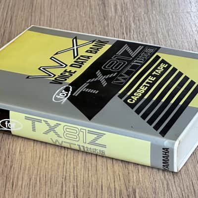 Yamaha TX81Z WX11 Voice Data Bank Cassette Tape // Ultra Rare Collectable!! image 3