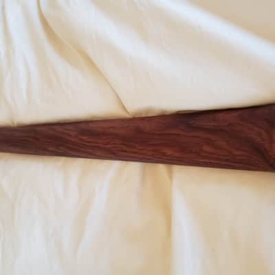 $575 Warmoth Deluxe 5 in line Jazz Bass neck in Rosewood - Ziricote fretboard plus Gotoh GB7 tuners image 1