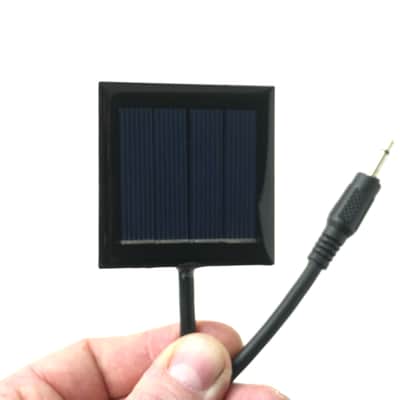Tidbit Audio Solar Patch Cable - Mini Solar Panel CV Generator for Eurorack and Modular Synth 2025 - Black image 5
