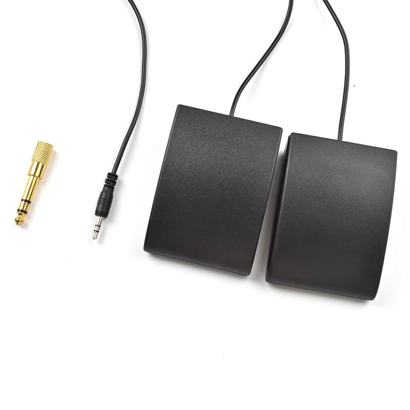 TRS double switch pedal connected to MPC-10 MPC-20 electric piano electronic drum synthesizer 3.5mm to 6.35mm image 1