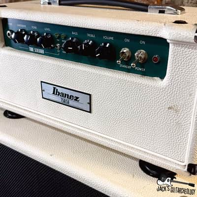 Ibanez TSA15H Guitar Amp Head and Cab (2010s - White) image 2