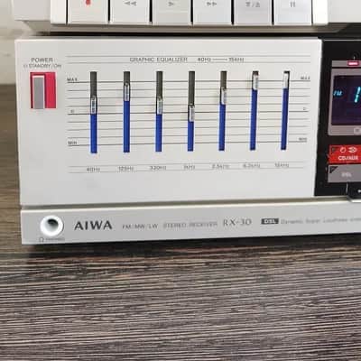 AIWA RX-30 / FX-30 Rare Vintage Receiver Cassette Deck Set Warranty Serviced image 3
