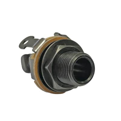 Pure Tone Mono Multi-Contact 1/4" Output Jack - Black Nickel image 2