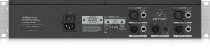 Behringer Ultragraph Pro FBQ3102HD 31-Band Stereo Graphic EQ | Reverb