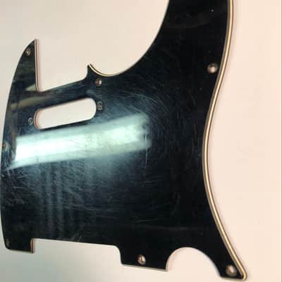 Fender? Telecaster Style 3-Ply Pickguard - Black image 2