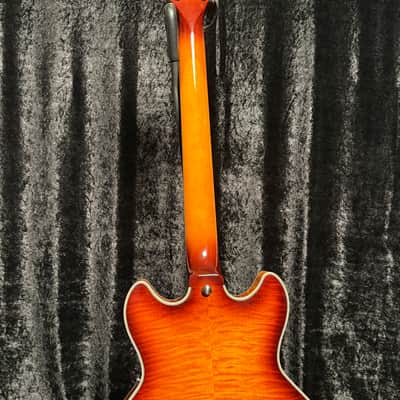 D'Angelico Premier Mini DC Dark Iced Tea Burst With Free Gig Bag image 5