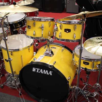 Tama Imperialstar IE52C 5 Piece Drums Set w/Hardware & Meinl HCS Cymbals Electric Yellow image 5