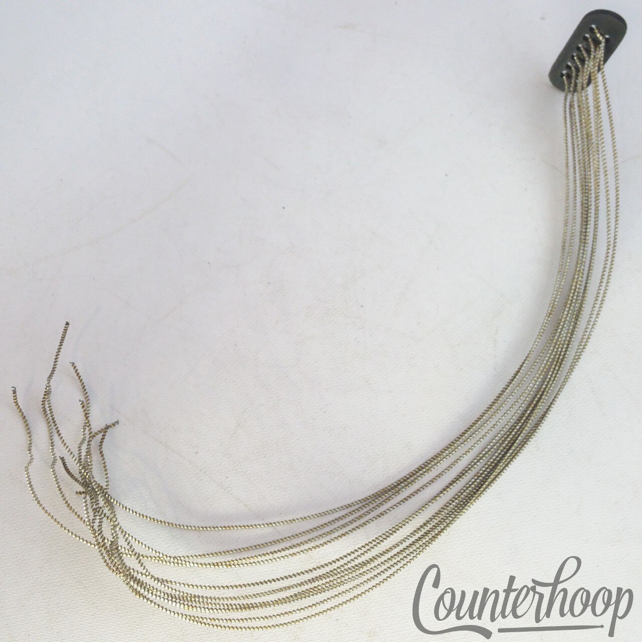 Gretsch 13" 12-Strand Snare Drum Coiled Metal/Cloth Wires+Leather Butt Plate 30s — main photograph