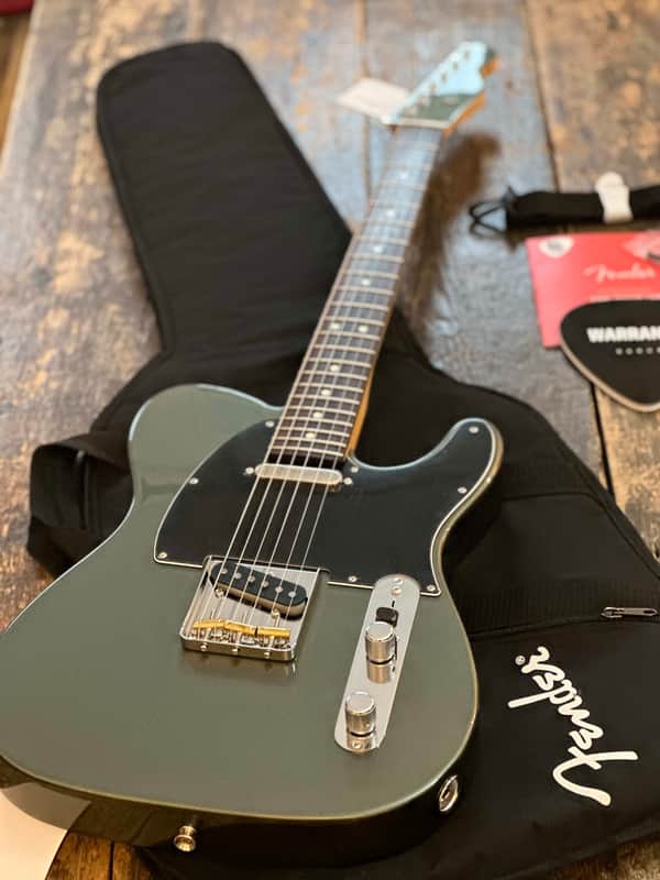 Fender FSR Hybrid II Telecaster Jasper Olive Metallic MIJ | Reverb