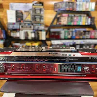 Sanyo MR-WV2(R) Rare Vintage Cassette Boombox Getto blaster Serviced Warranty image 6