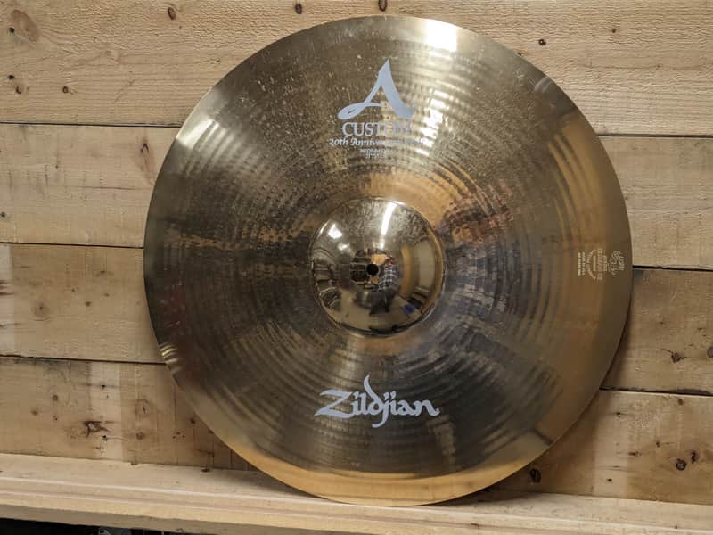 Zildjian 21" A Custom 20th Anniversary Ride Cymbal 2011 - Present - Brilliant image 1