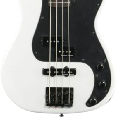 ESP LTD Surveyor '87 4-String Bass Guitar, Macassar Ebony Fingerboard, Pearl White image 2