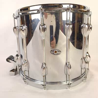Slingerland 12x14"TDR Marching Snare Drum Chrome Over Wood Vintage 70s Maple Tom image 1