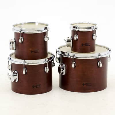 TreeHouse Custom Drums Academy Concert Toms - Small Four 6-8-10-12 EARTH BROWN image 4