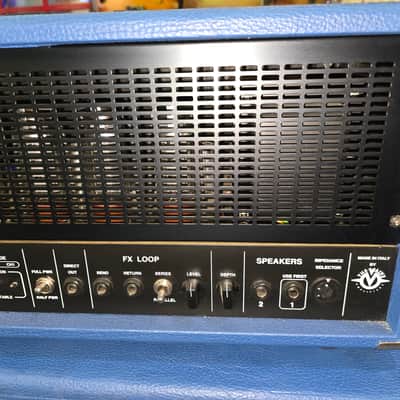 The Valve THE VALVE AMP 100W Head + Matching 4x12 Cab (3-Channel, MIDI, EL34) — Hand-Wired Italian Boutique 20 - Dark Blue image 7