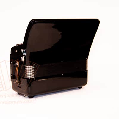Akkordeon Scandalli Saxophonklappen black LMH gebraucht image 6